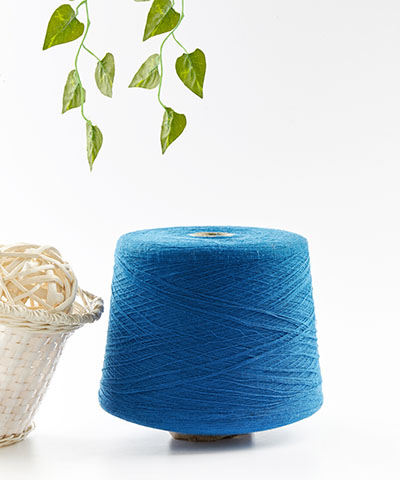 recycled polyester ring spun yarn